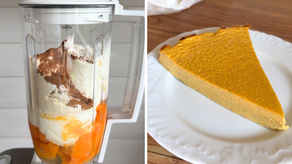 healthy pumpkin cheesecake high protein