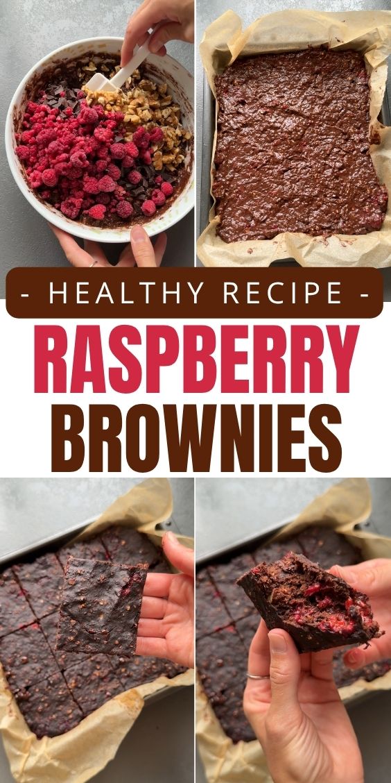 healthy raspberry brownies recipe easy