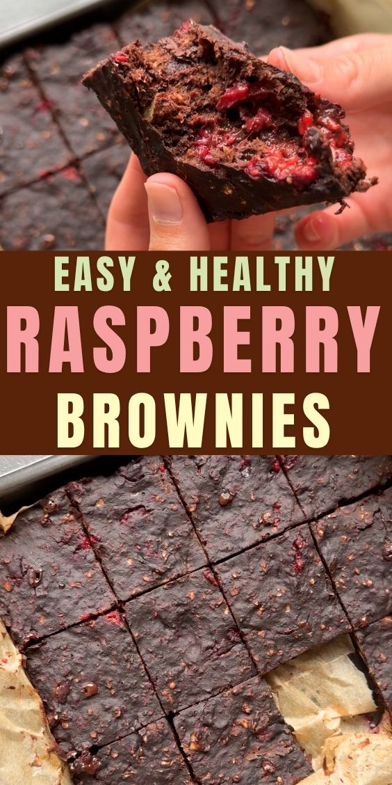 healthy raspberry brownies recipe