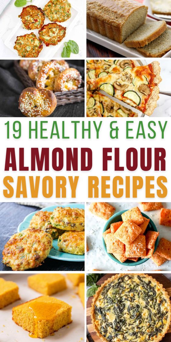 healthy savory Recipes WITH almond flour