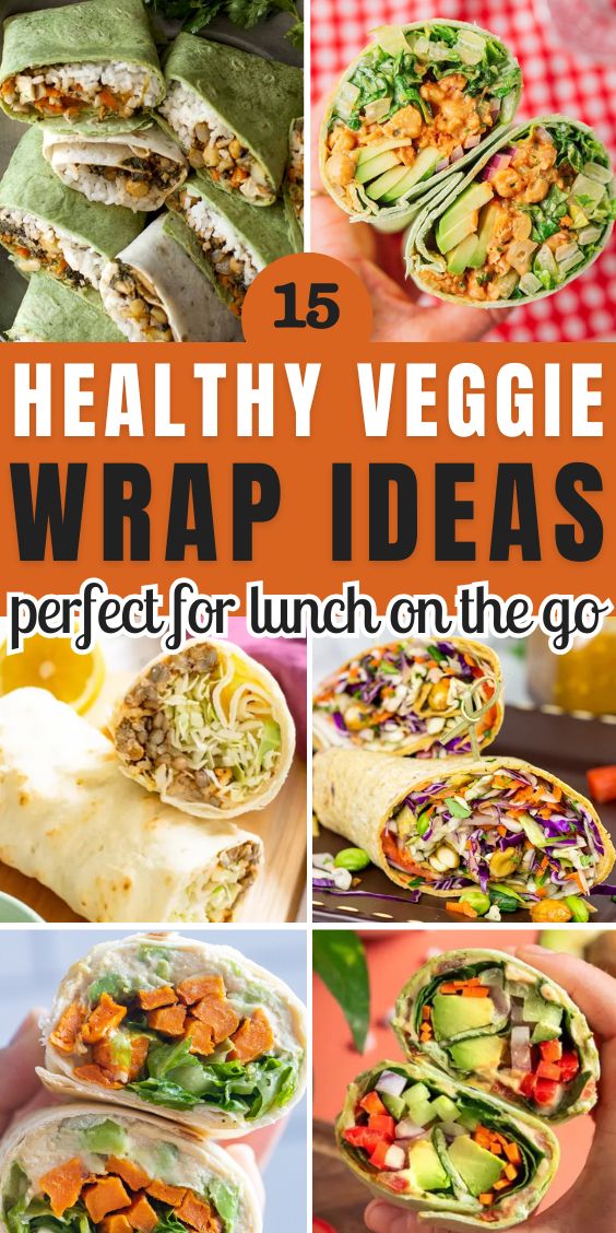healthy vegetarian wrap ideas