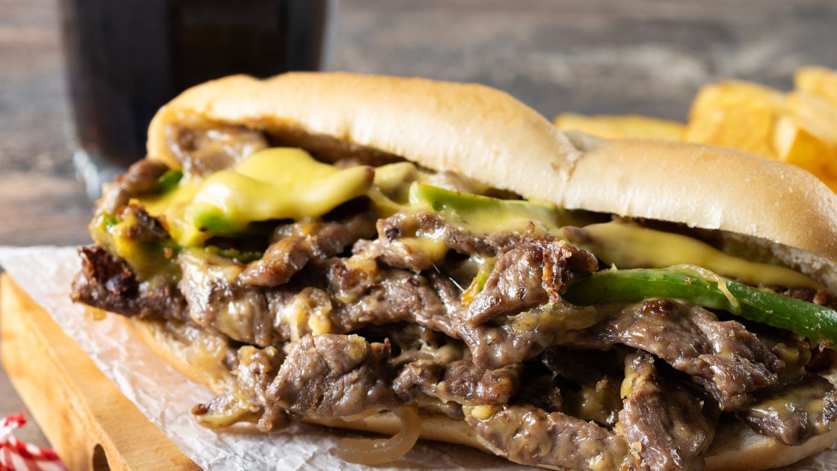 honey mustard sauce on Steak Sandwich