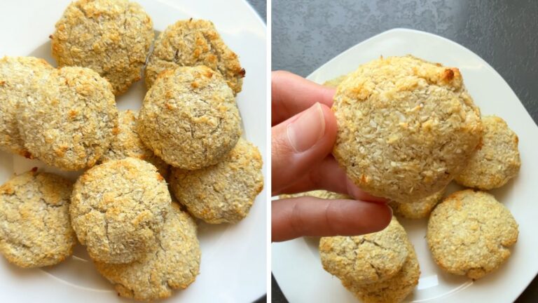 3-Ingredient Coconut Banana Cookies Recipe