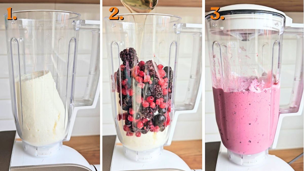 how to make 3 ingredient cottage cheese fruit ice cream