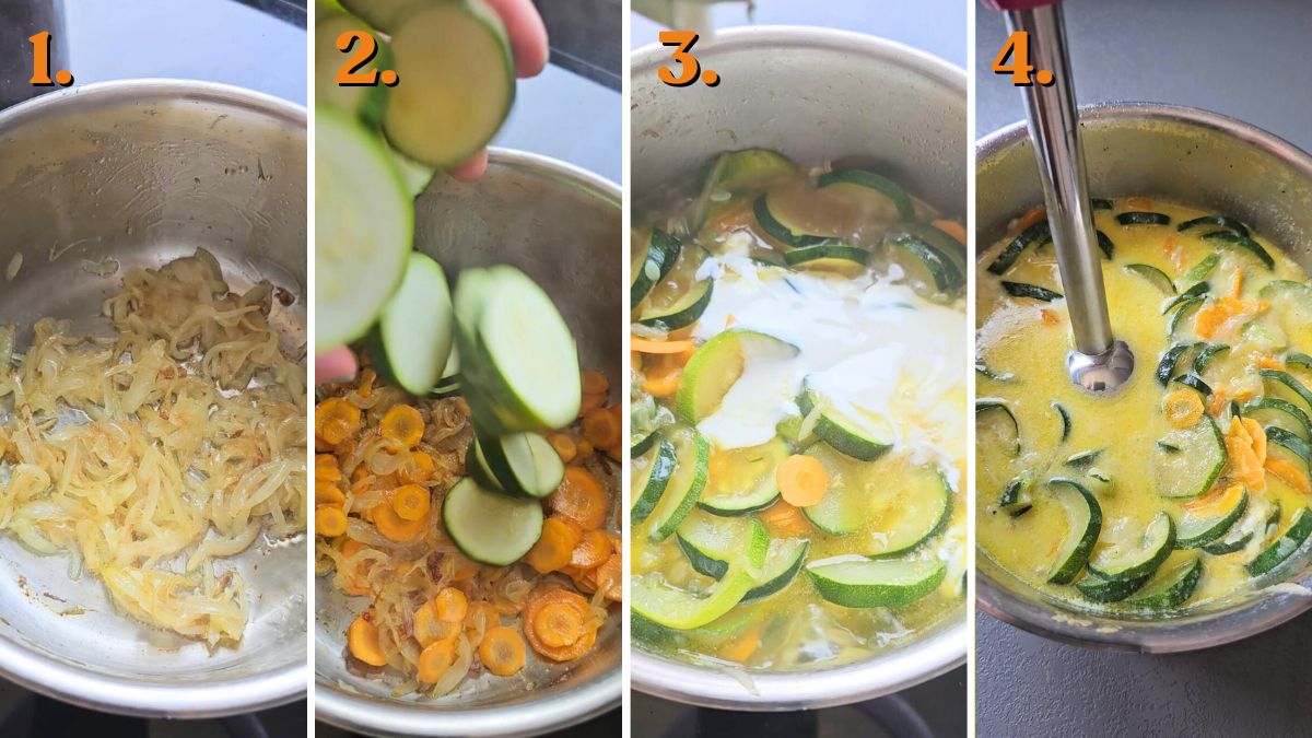 how to make Healthy Zucchini Carrot Soup