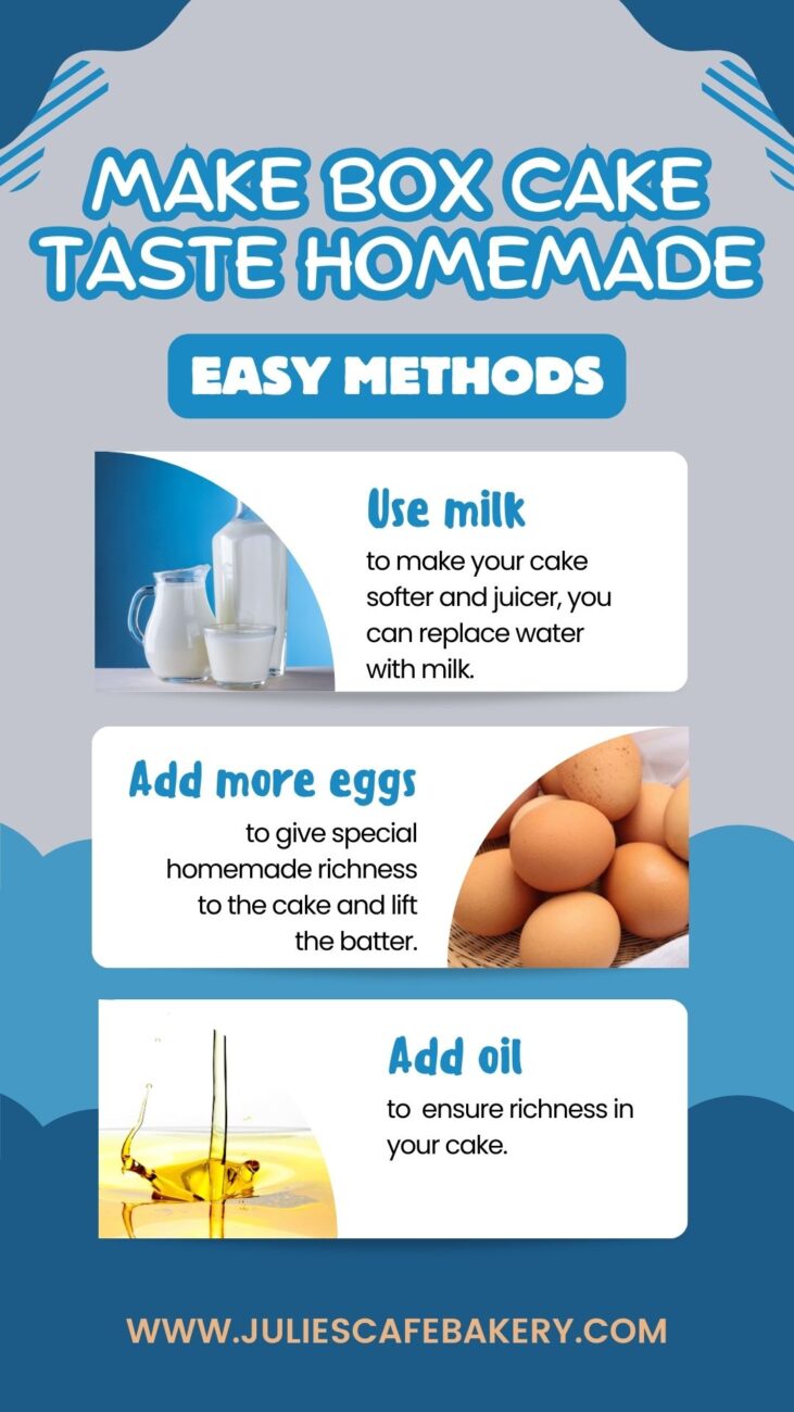 how to make box cake taste homemade easy