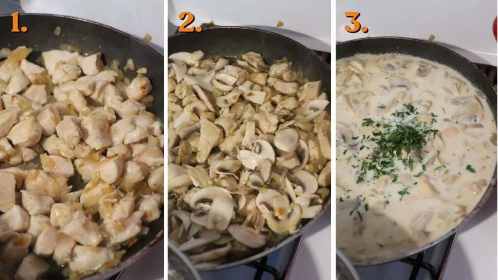 how to make chicken and mushrooms one pot