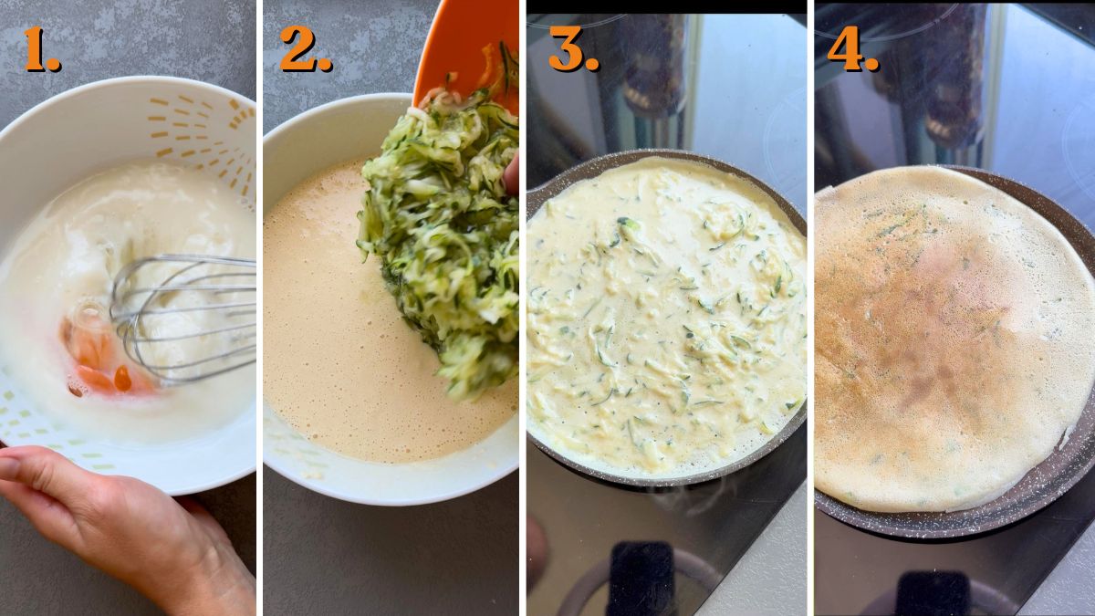 how to make delicious zucchini crepes