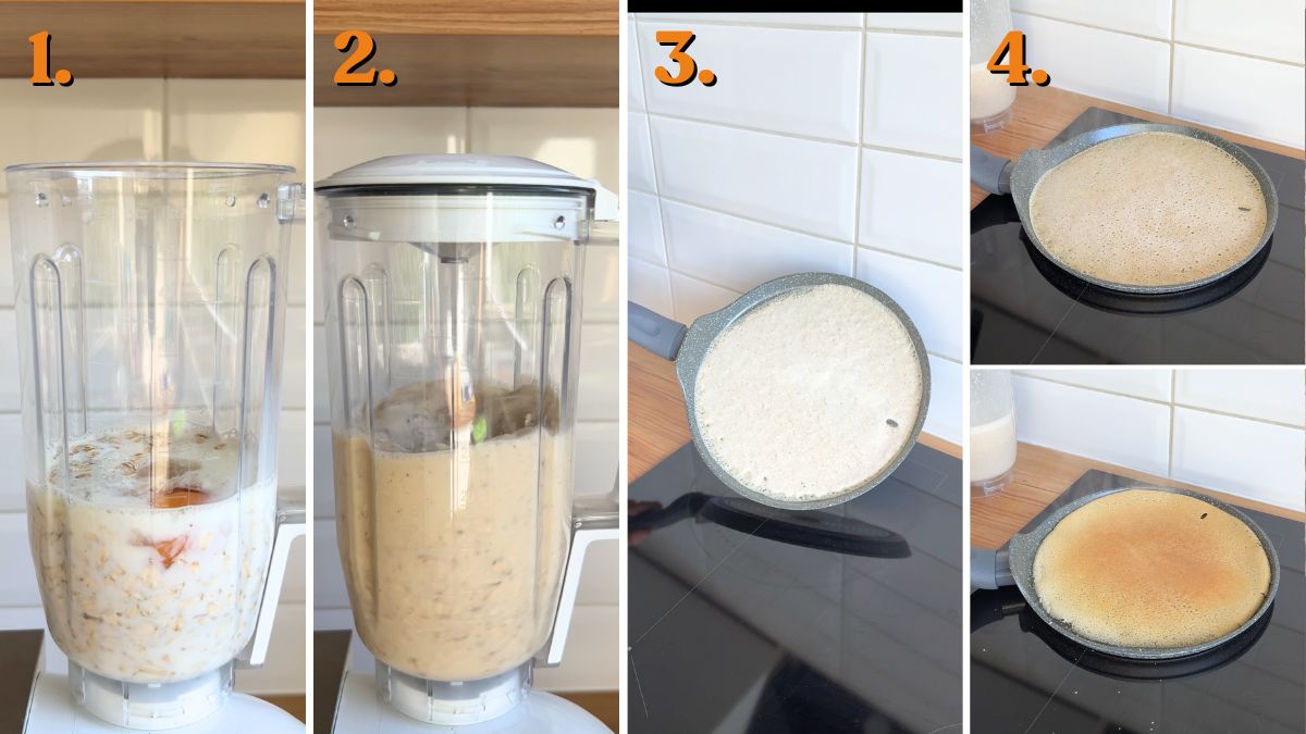 how to make healthy crepes without sugar and flour