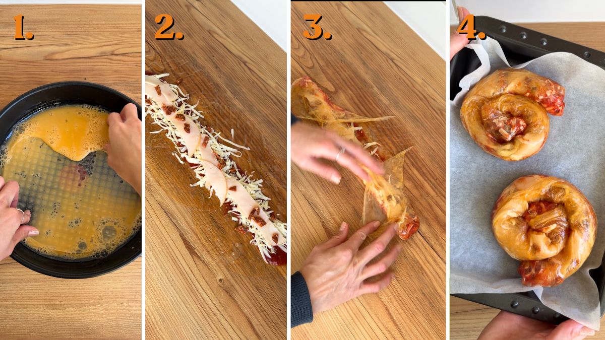 how to make healthy rice paper pizza rolls