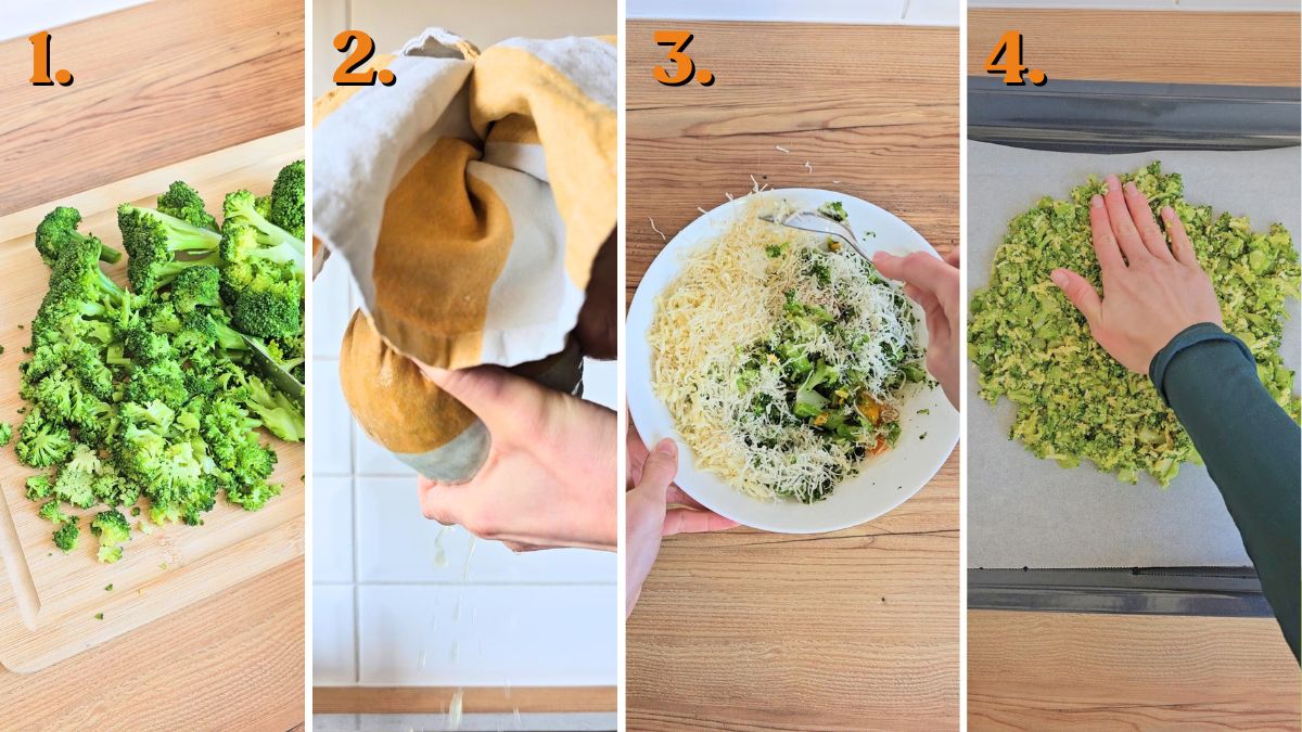 how to make low carb broccoli crust pizza