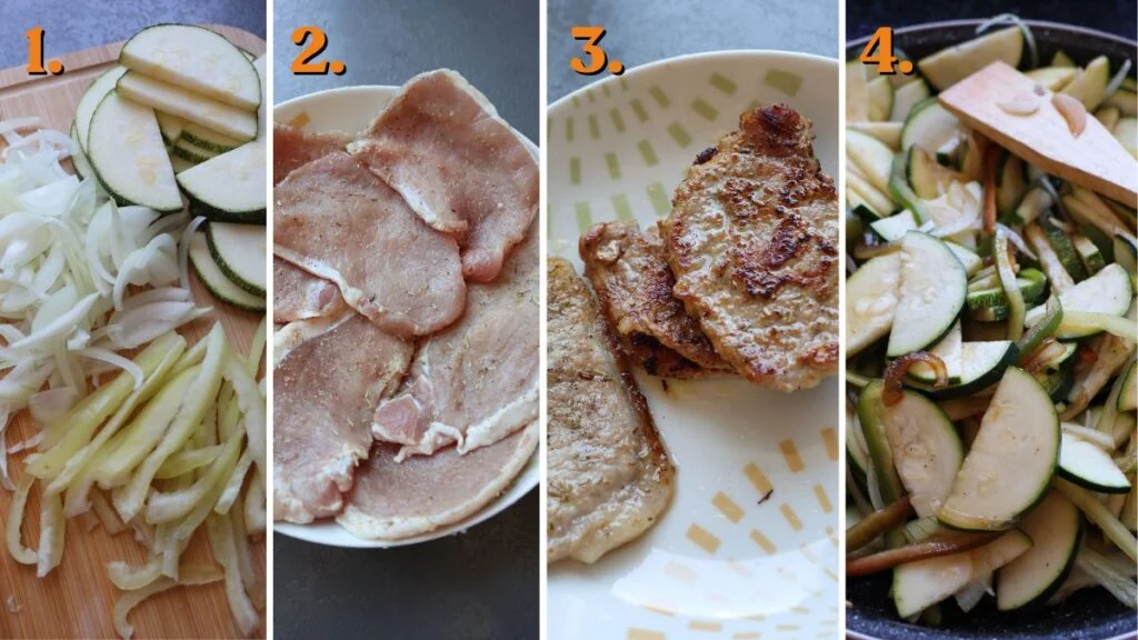 how to make one pot skillet pork chops and vegetables