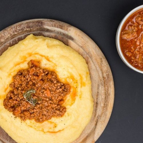 how to make tube polenta creamy