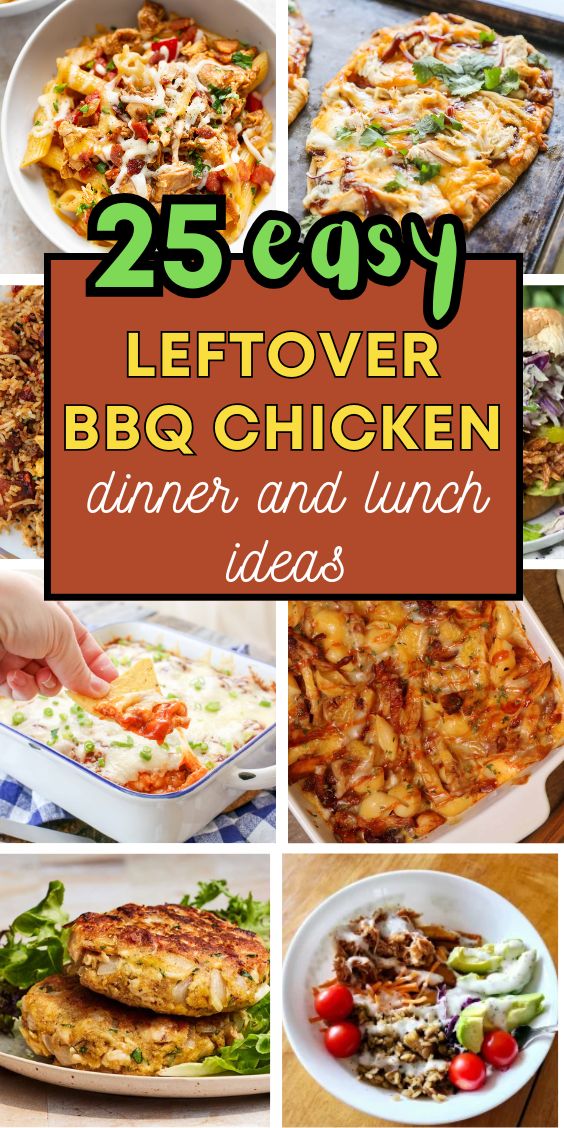 ideas for leftover bbq chicken
