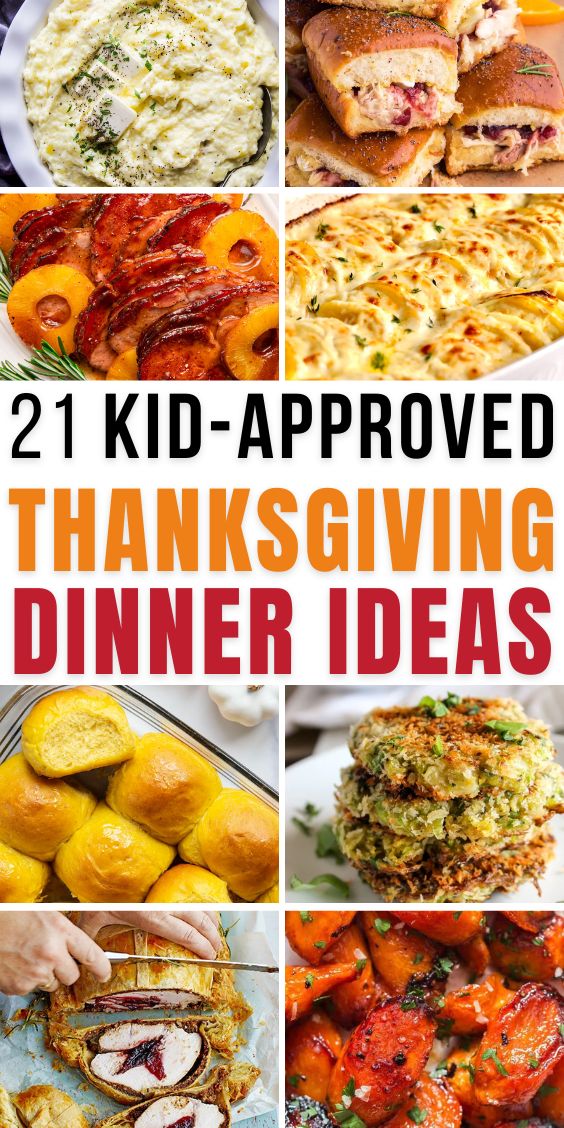kid approved Thanksgiving Dinner Recipes for Kids