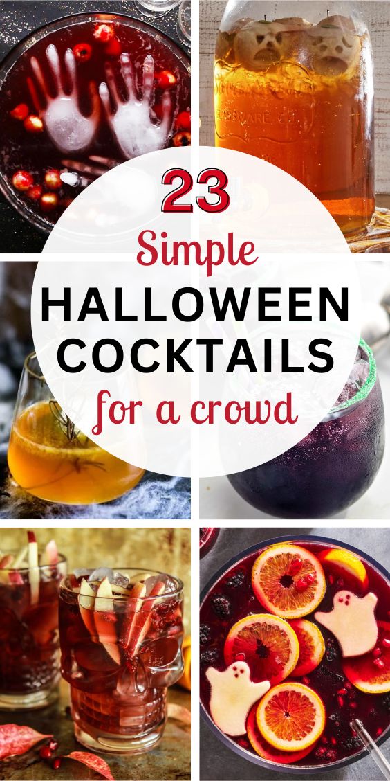 large batch halloween drinks