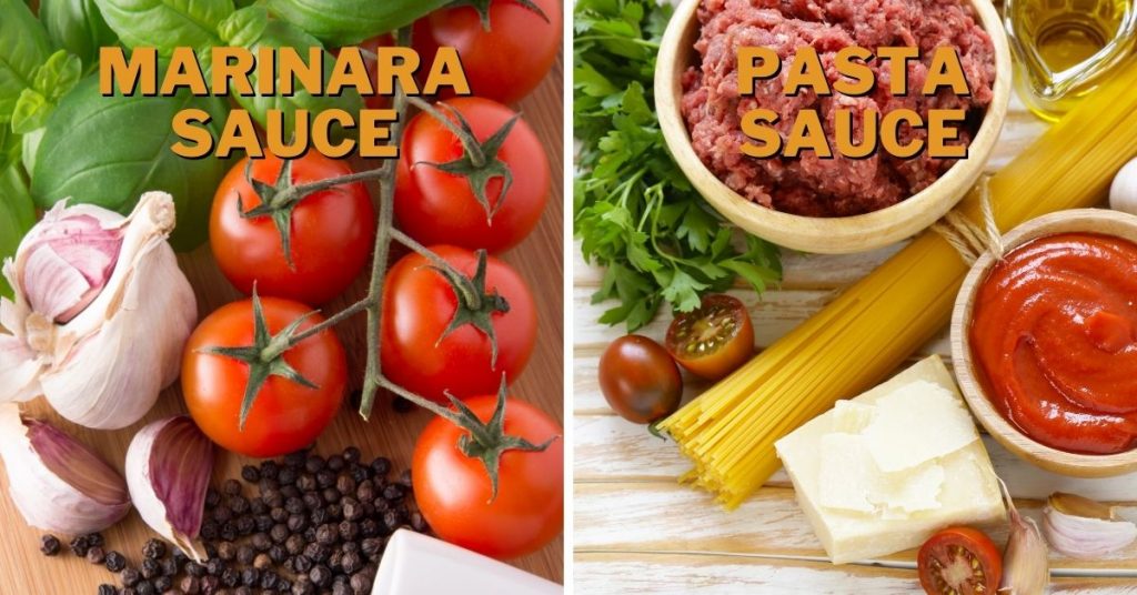 marinara sauce vs pasta sauce