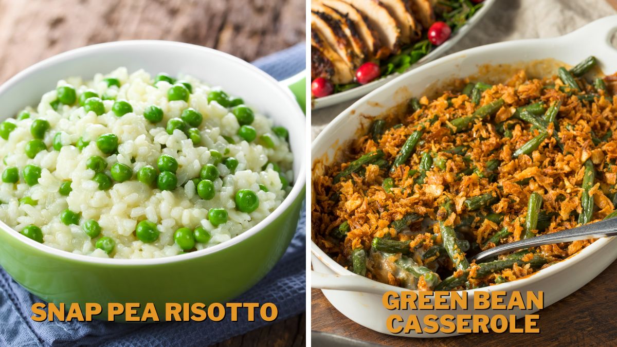 meals with snap peas and green beans