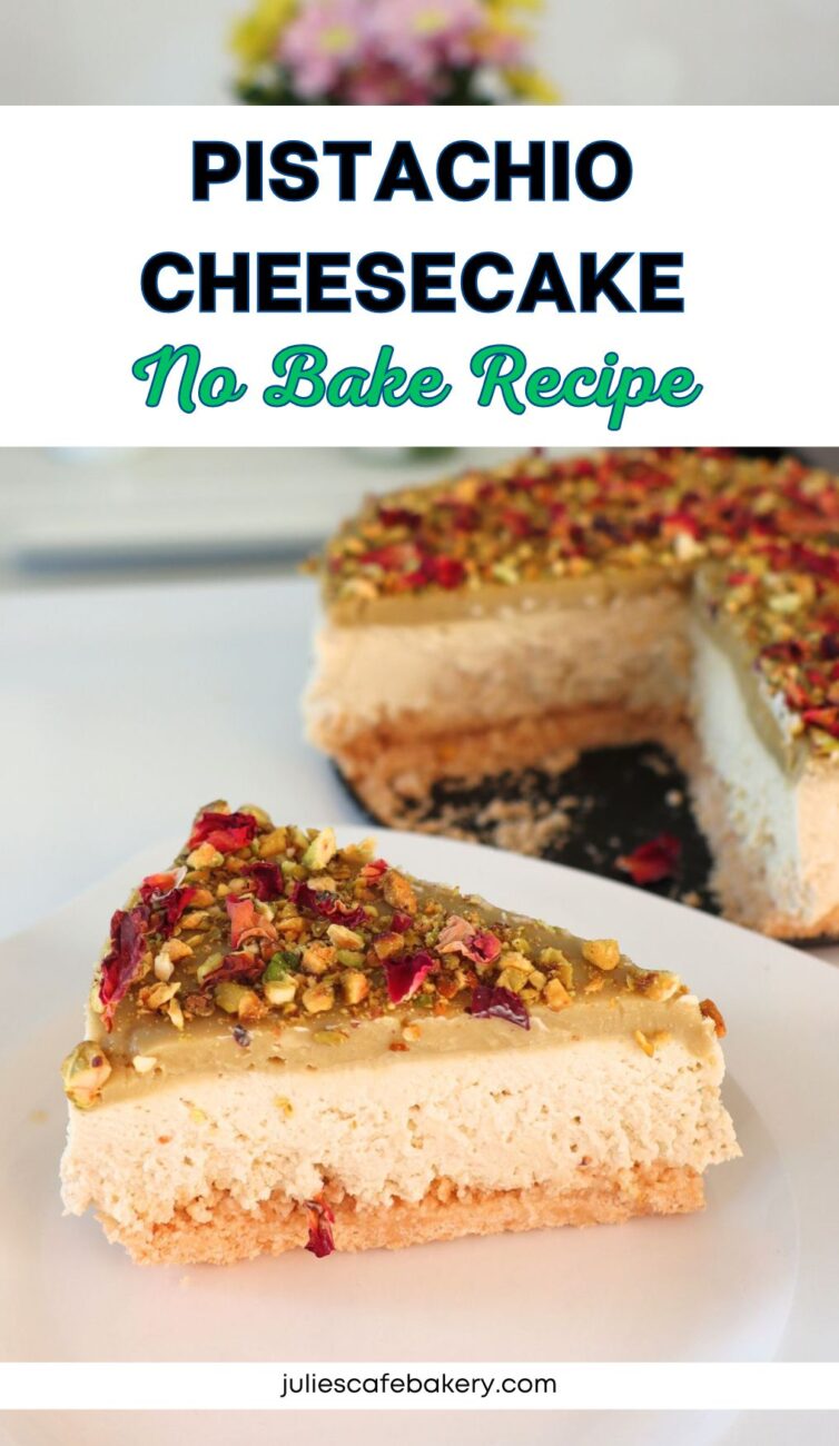 no bake pistachio cheesecake