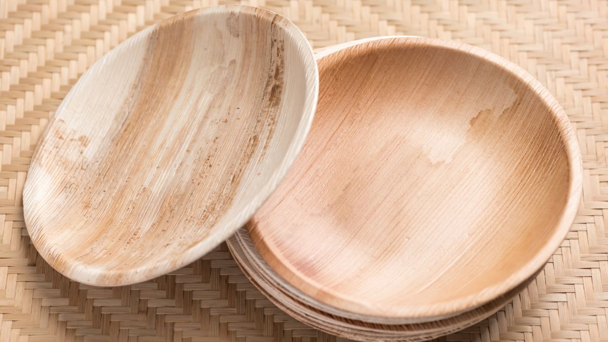 palm leaf plates