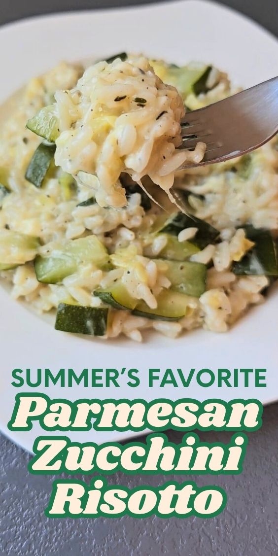 parmesan Zucchini Risotto Recipe summer risotto