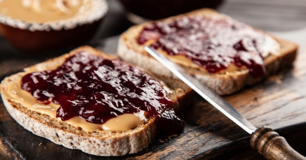 peanut butter vs jam