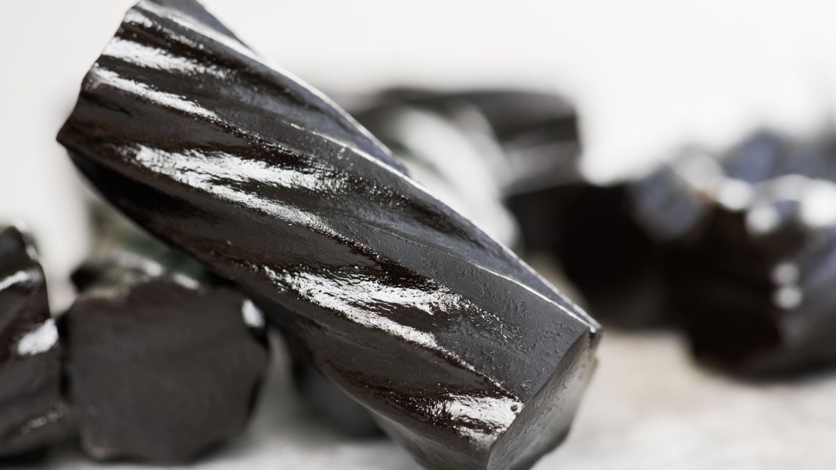 pieces of black licorice