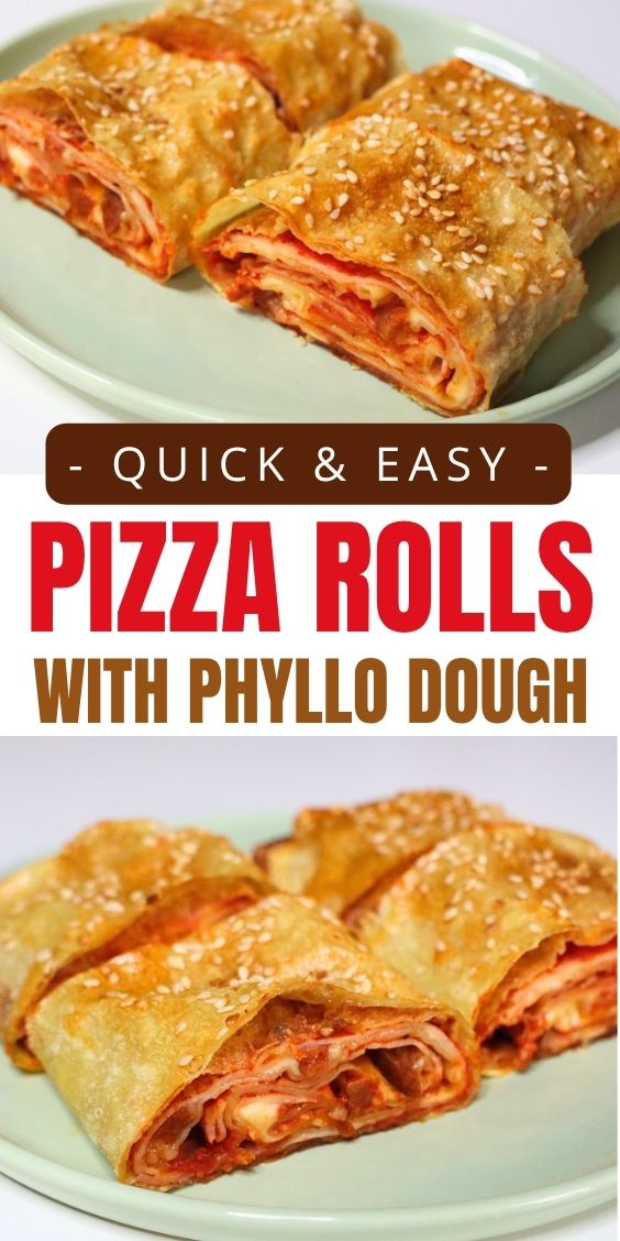 pizza rolls with phyllo dough