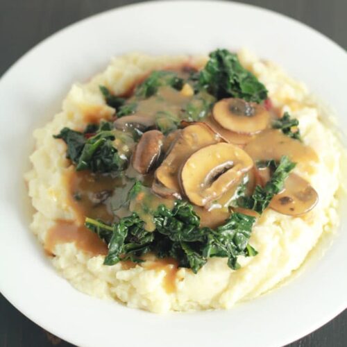 protein packed vegan mashed potatoes and gravy 1