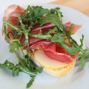 recipe for Stracciatella Sandwich with Prosciutto
