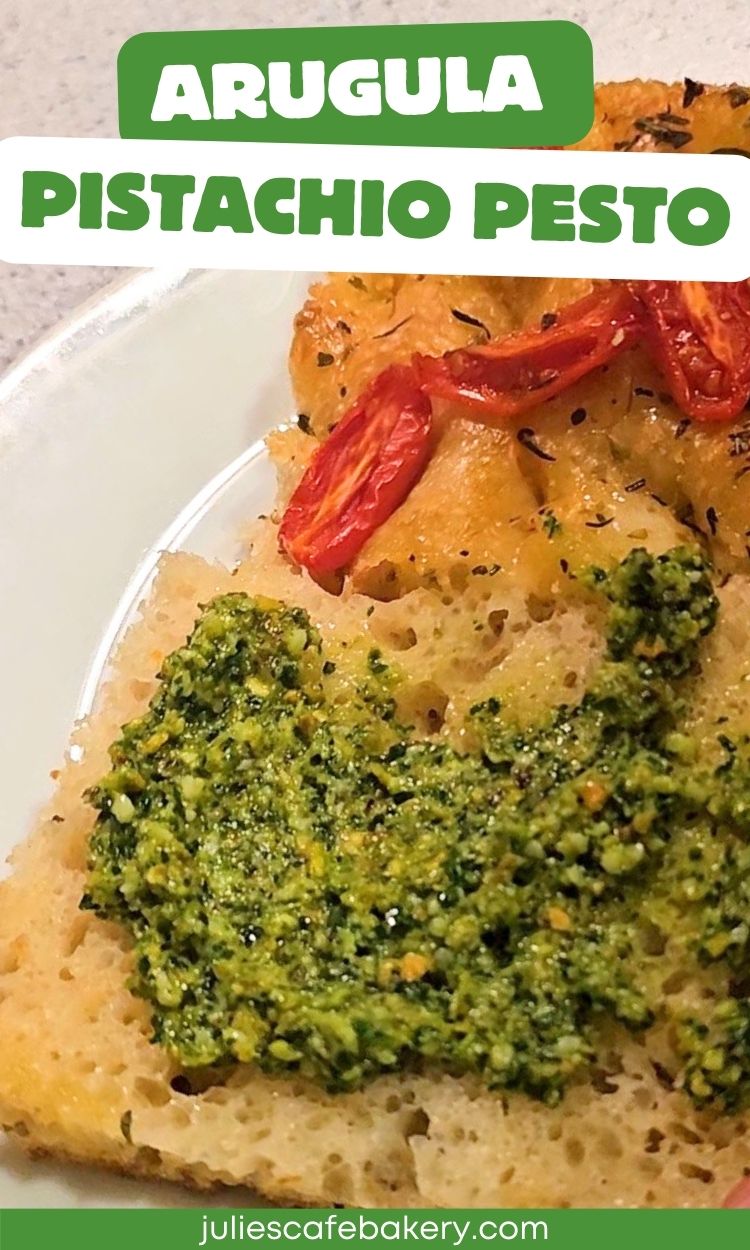 recipe for arugula Pistachio Pesto