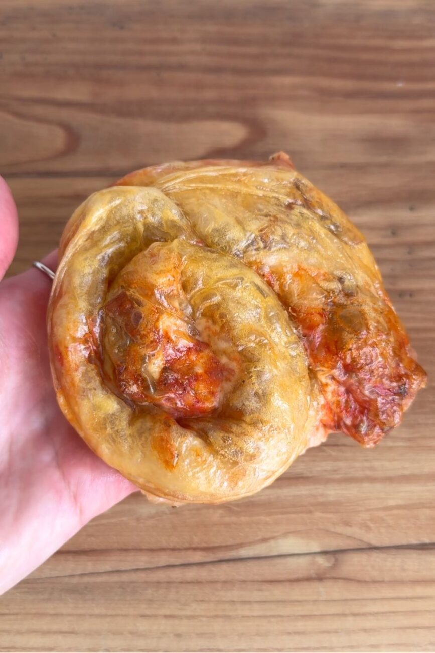 rice paper pizza roll