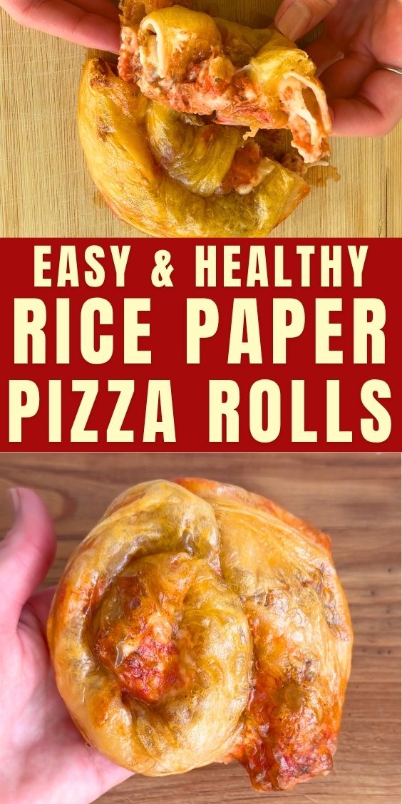rice paper pizza rolls