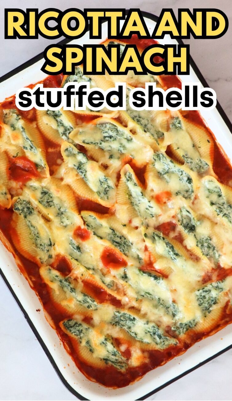 ricotta and spinach stuffed shells