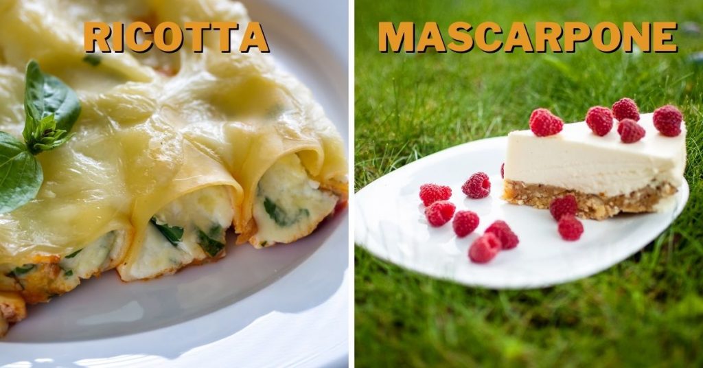 ricotta vs mascarpone