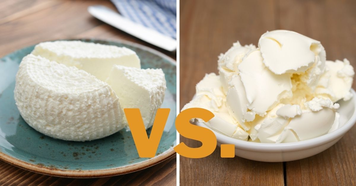 ricotta vs mascarpone