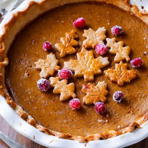 sallys baking addiction pumpkin pie