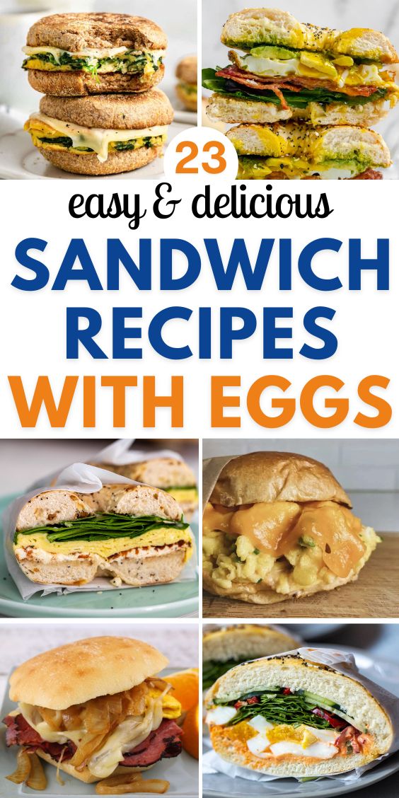 sandwich recipes with eggs