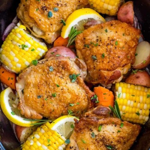 slow cooker chicken thighs 5 600x900 1