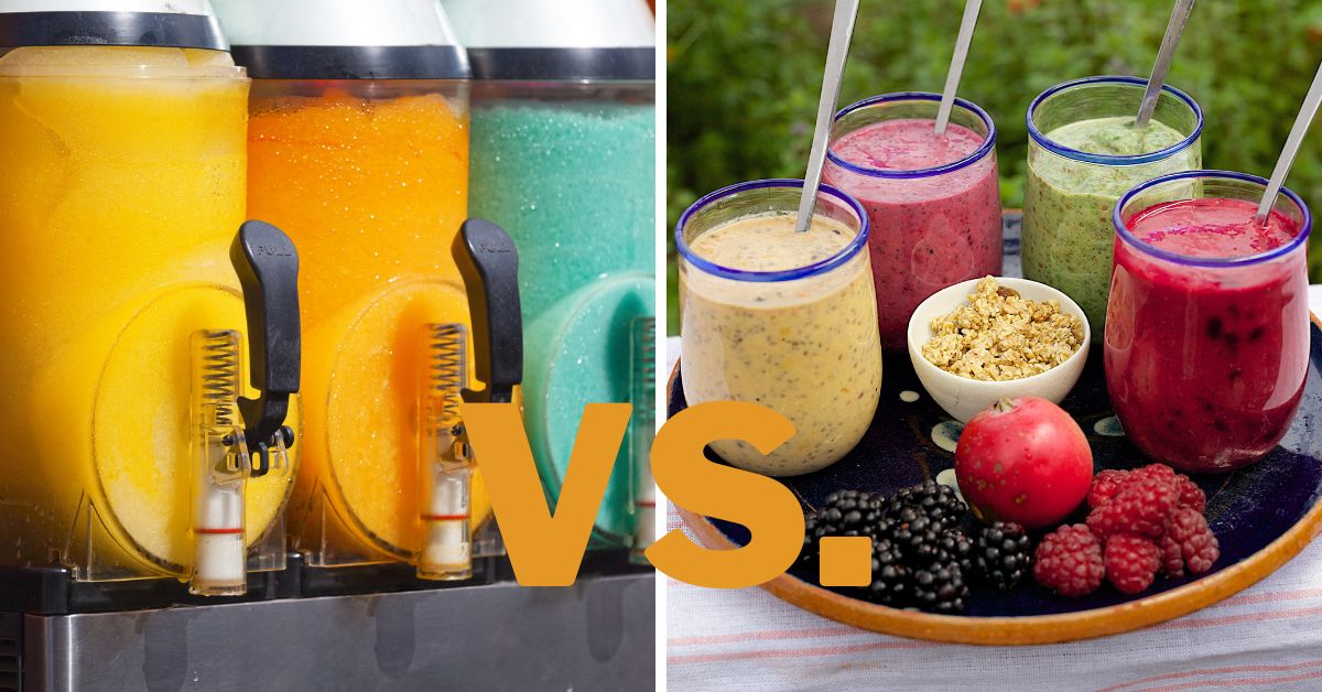 slush vs smoothie