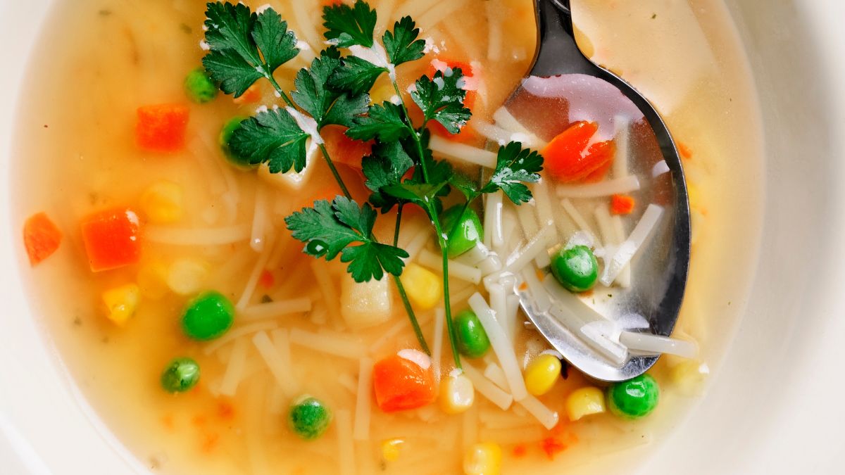soup With Deviled Eggs