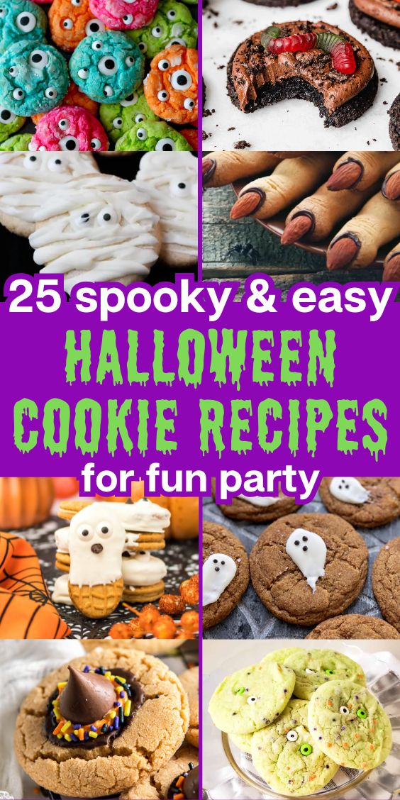 spooky Easy Halloween Cookie Recipes