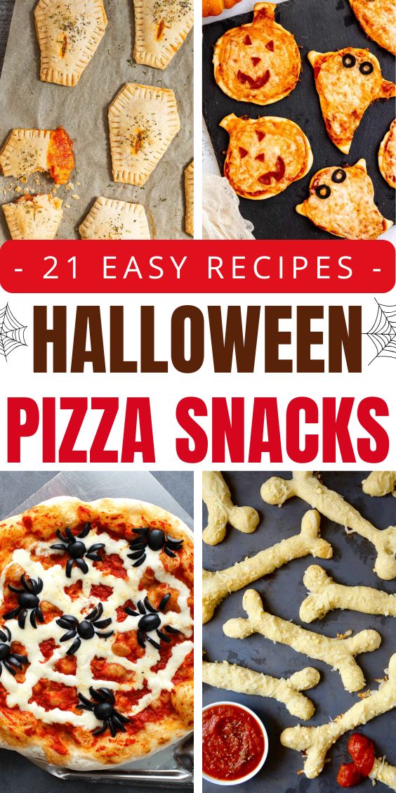 spooky Halloween Pizza Party Food Ideas