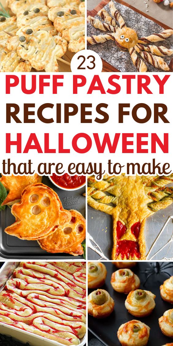 spooky Halloween Recipes With Puff Pastry