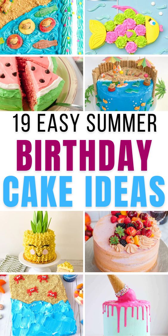 summer birthday cake ideas recipes
