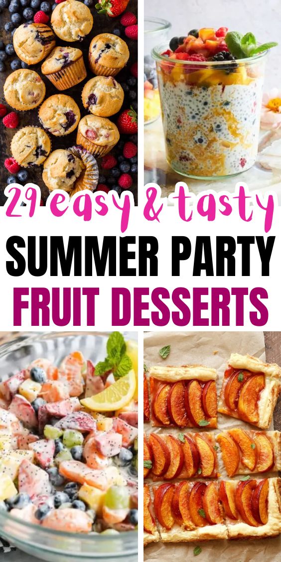 summer desserts for a crowd easy