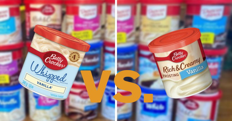 Betty Crocker Whipped Frosting Vs regular frosting