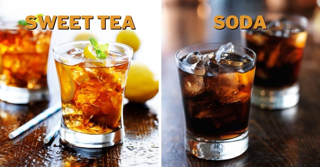 sweet tea vs soda