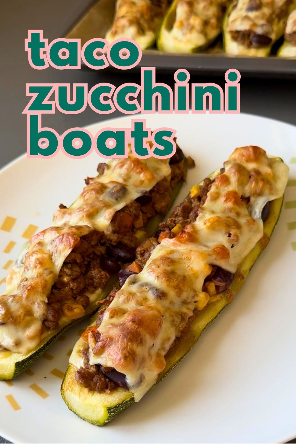 taco zucchini boats