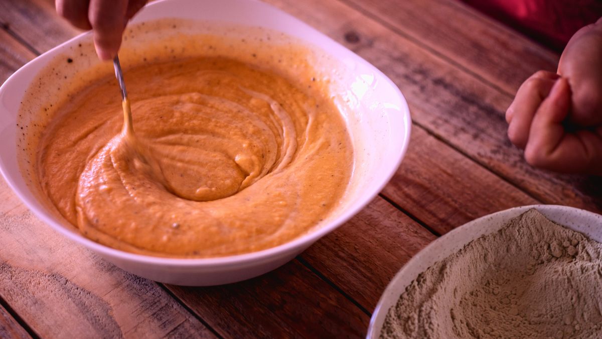 thickening up pumpkin pie filling with flour